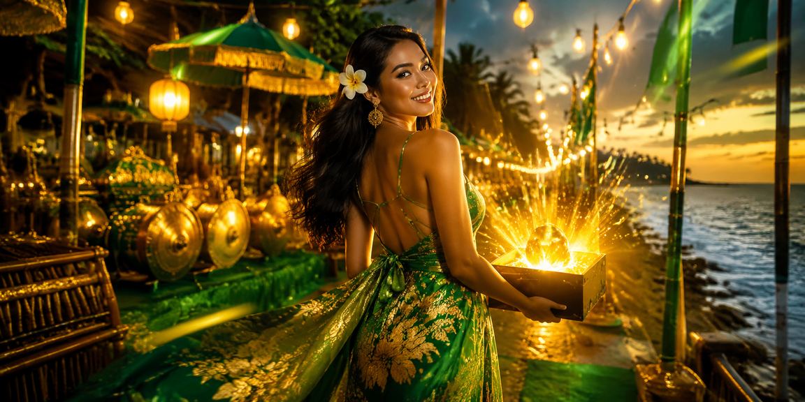 Suasana betting casino di tepi pantai dengan nuansa santai dan mewah